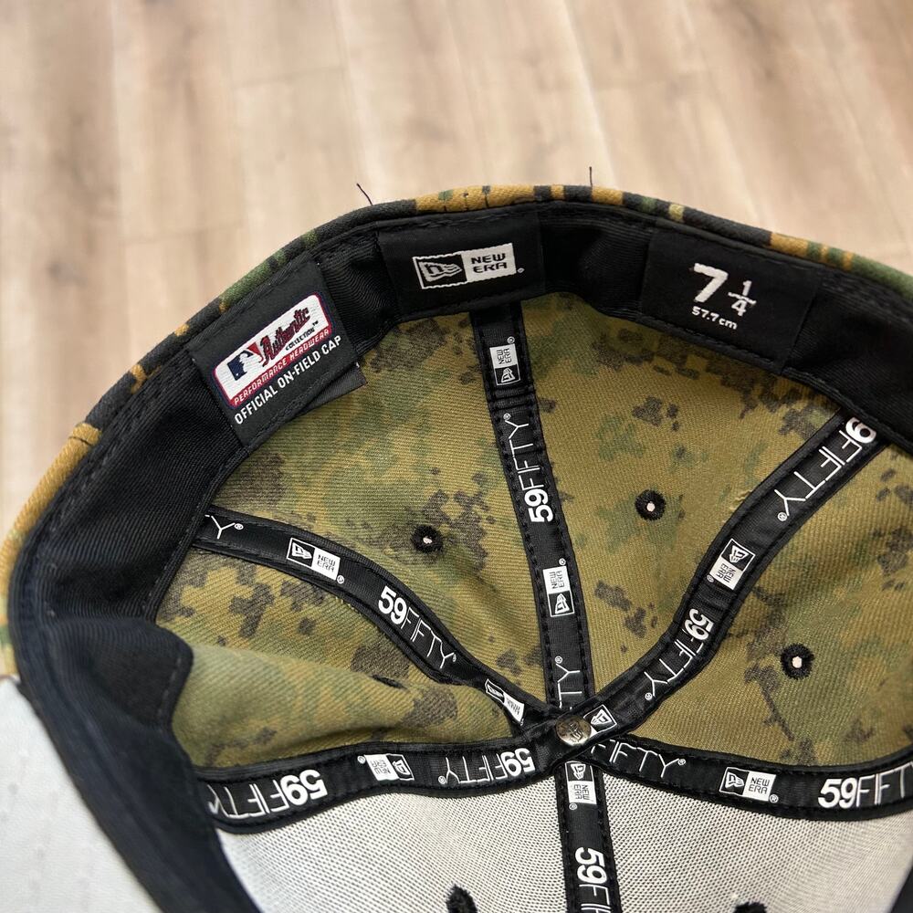 New Era 59FIFTY San Francisco Giants digi camo fitted hat cap size 7 1/4 B25 - Picture 6 of 6